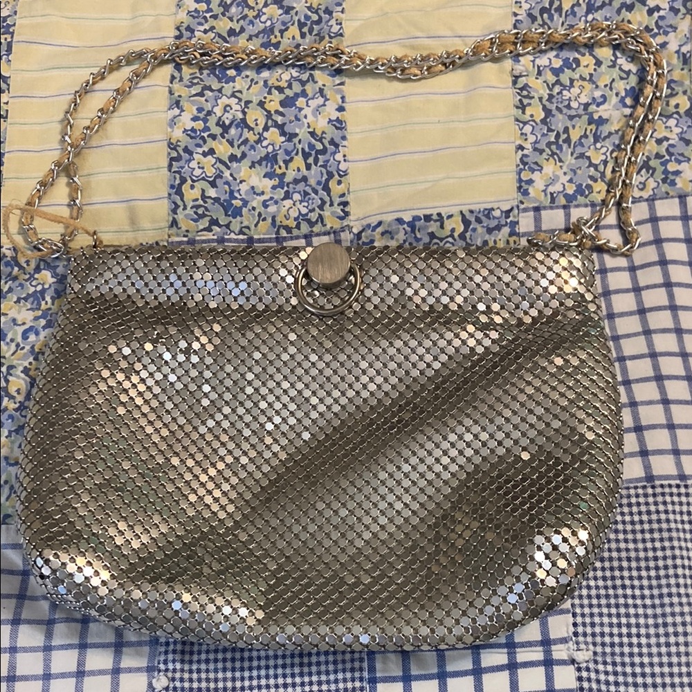 Vintage Rafy Silver Mesh Evening Bag